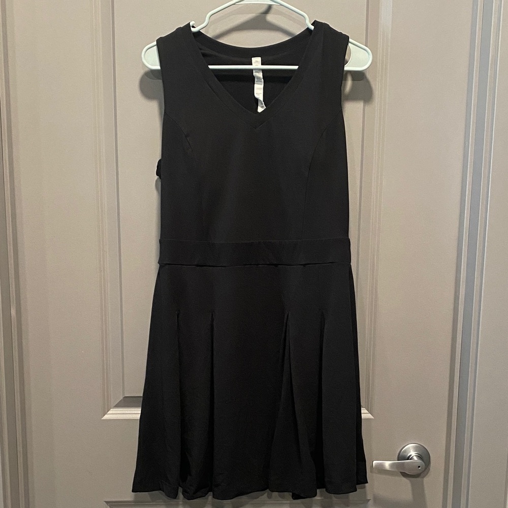 Rae Mode Black Athletic Dress Built In Bra Sleeveless Tennis Active Dress 1X